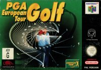 PGA European Tour Golf PAL Nintendo 64 PAL box art